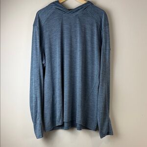 Kuhl Heathered Blue Long Sleeve Shirt Size XXLarge